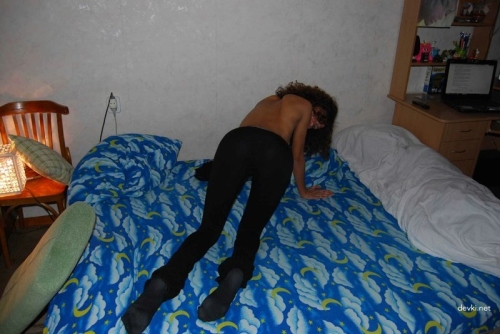 Intoxicated Amateur Gives Deep Throat Blowjob - Explicit Drunk Sucking Photo