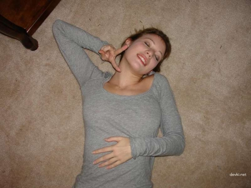 Wild Amateur Busty Girl Masturbating - Explicit Solo Play