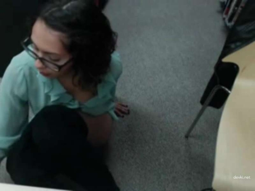 Extreme Office Masturbation: Sexy Babe Solo Action at Work