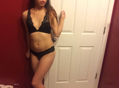 Hot Amateur Babe Teases in Stockings and Lingerie - Seductive Amateur Girl in Sexy Outfit
