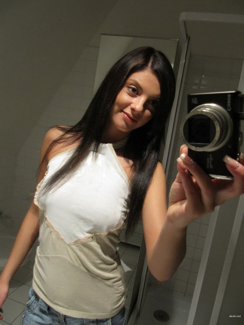 Explicit Brunette Babe Bares All in Sizzling Photoshoot