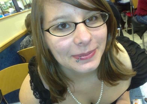 Hot Amateur Girlfriend Covered in Cum - Explicit Facial Cumshot Porn Pic