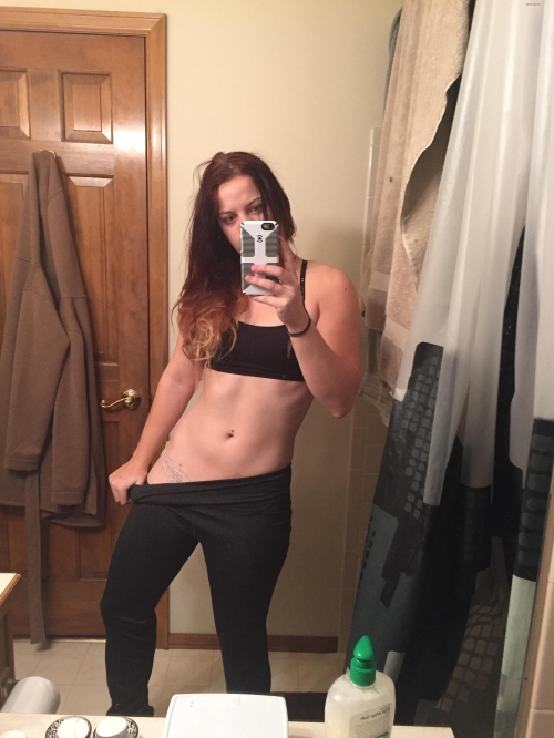 XXX Amateur Striptease: Explicit Self-Undressing in Mirror