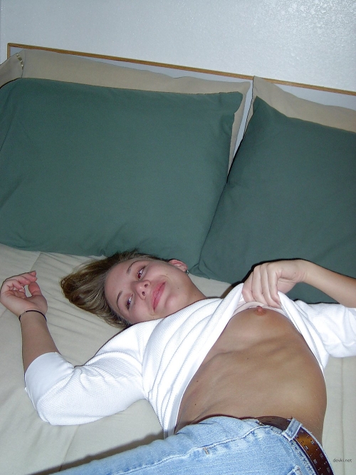 College Coed Gags on Huge Cock: Amateur Deepthroat Porn Pic