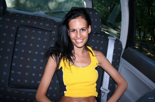 Ultra Skinny Teen in Lingerie: Explicit Private Photo of Extremely Thin Girl