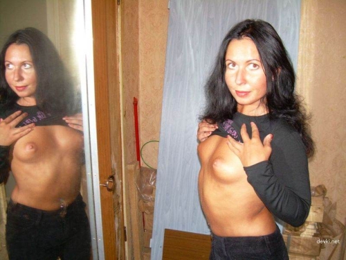 Sizzling Hot MILF in Sheer Stockings - XXX Amateur Pic with Explicit Content