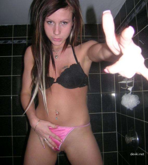 Hot Russian Model in Pink Panties - Sexy Amateur Lingerie Photo