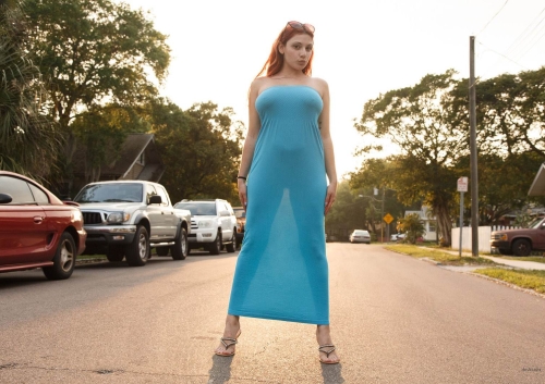 Topless Busty Girl Public Nudity - Explicit Amateur Photo