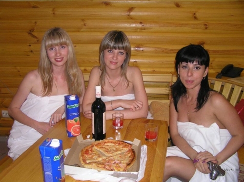 Amateur Babes' Steamy Sauna Night: Explicit Girls' Night Out Fun
