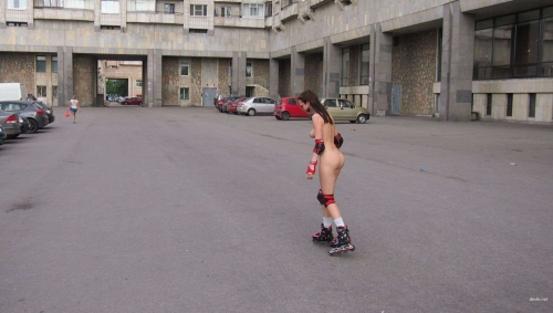 Explicit Nude Beauty Poses Outdoors - Amateur Photo Shoot