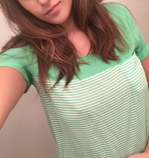 Hot Skinny Brunette's Explicit Selfie - Amateur Erotic Photo
