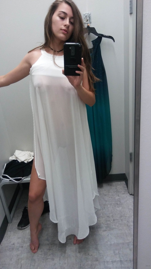 Amateur Girl's Explicit Fitting Room Photo - Uncensored and XXX-rated!