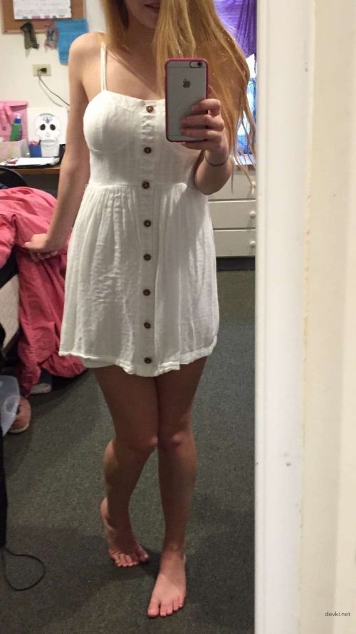 Explicit Amateur Girl No Panties No Bra Under Dress Photo - Uncensored and Provocative