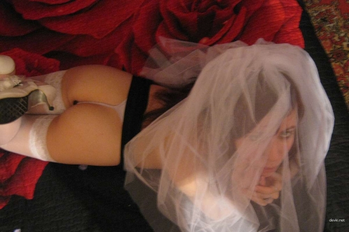 Hot Bride's Explicit Wedding Night Sex - Seductive Amateur Porn Pics