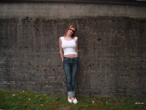 XXX Amateur Chick Exposes Enormous Tits in Provocative Photo