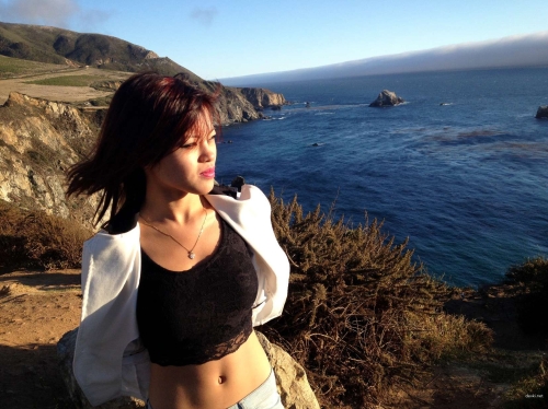 Explicit Asian Babe Bares All in Steamy Photoshoot