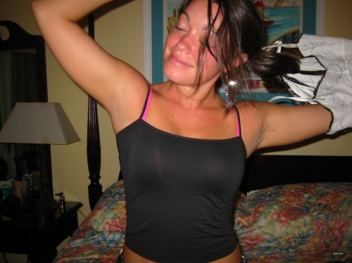 Explicit Amateur Girl's Hot & Sexy Home Photos - Flexing in Provocative Poses
