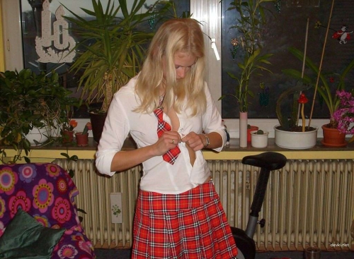 Russian Amateur Red Stockings Fetish: Explicit Lingerie Photoshoot
