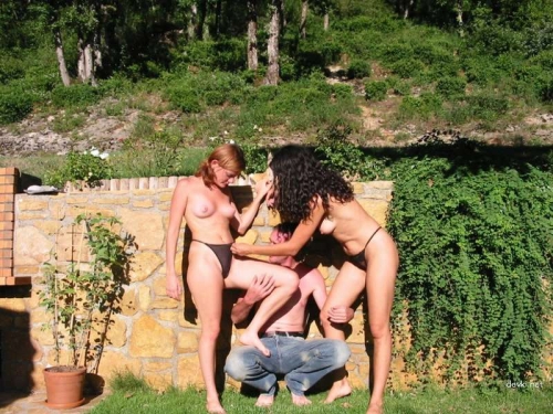 Double Trouble: Hardcore Amateur Threesome with Two Babes Riding One Lucky Guy