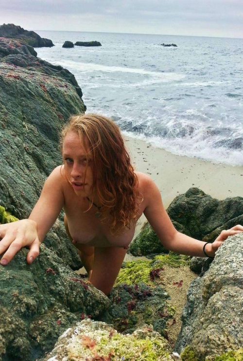 XXX Beach Fun: Explicit Amateur Vacation Photo for Adults Only